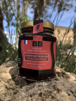 Confit de vin rouge au...