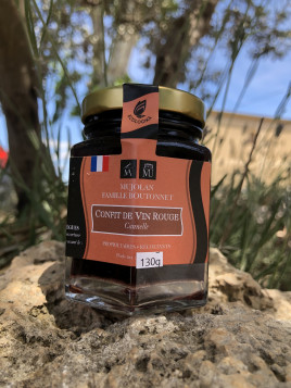 Confit de vin rouge à la...